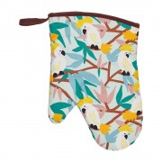 Oven Mitt | White Cockatoos | Cotton